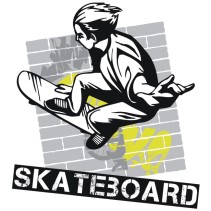 Vinilos y pegatinas skateboard
